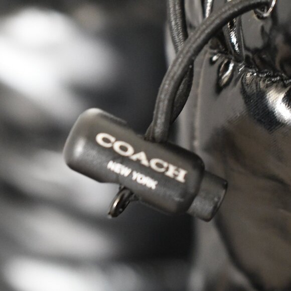 SPRING SALE PRICE DROP: COACH patent leather wedge boot - Picture 6 of 13